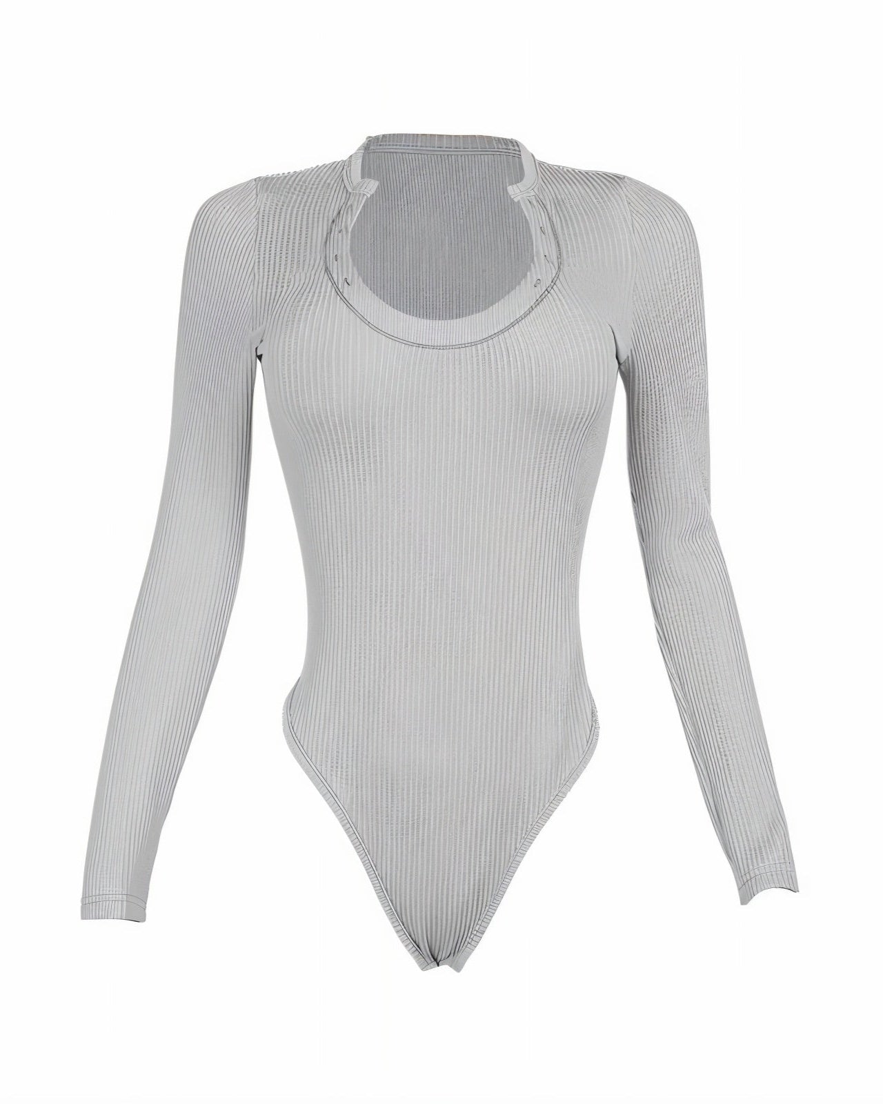 NEW Ribbed Long-Sleeve Bodysuit